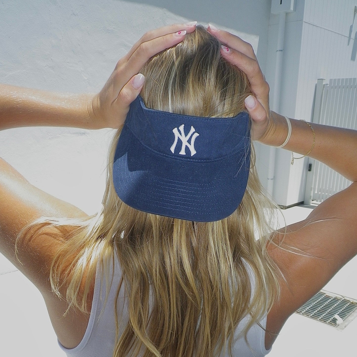 90S Vintage New York Yankees Visor Hat (Nike OSFA)